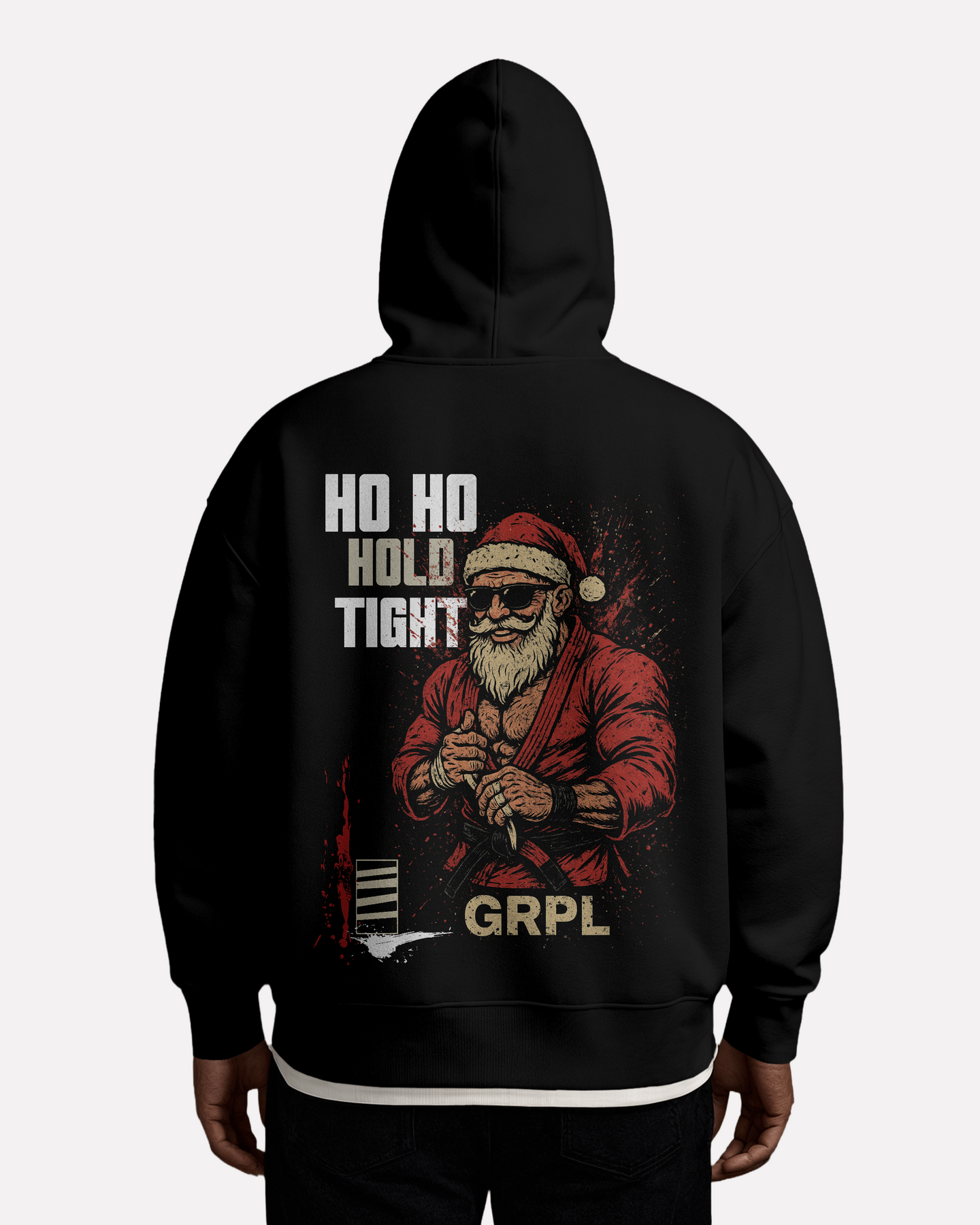 "HO HO" Oversized Hoodie - GRPL-Brand