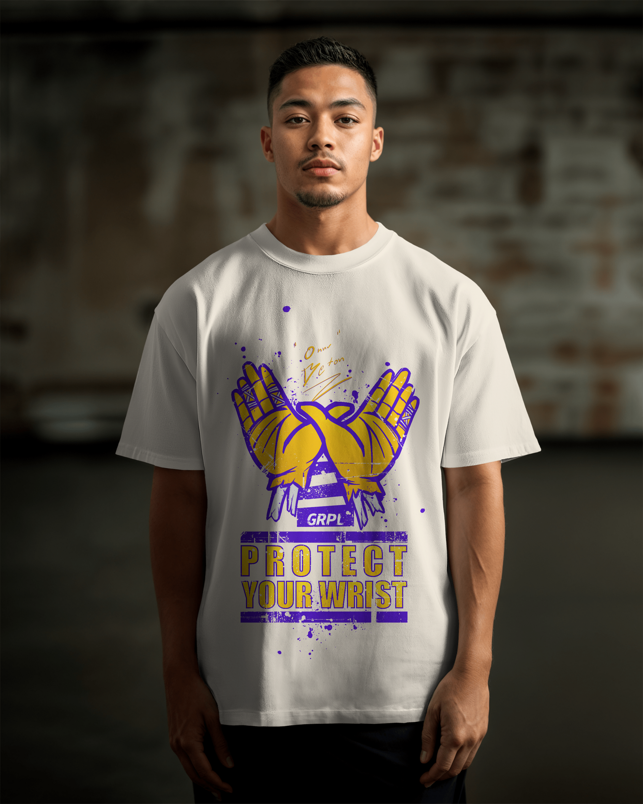 "Protect your Wrist" Onur Beton Bjj Oversized Shirt - GRPL-Brand