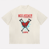 "Breaking Hearts"Oversized Shirt - GRPL-Brand
