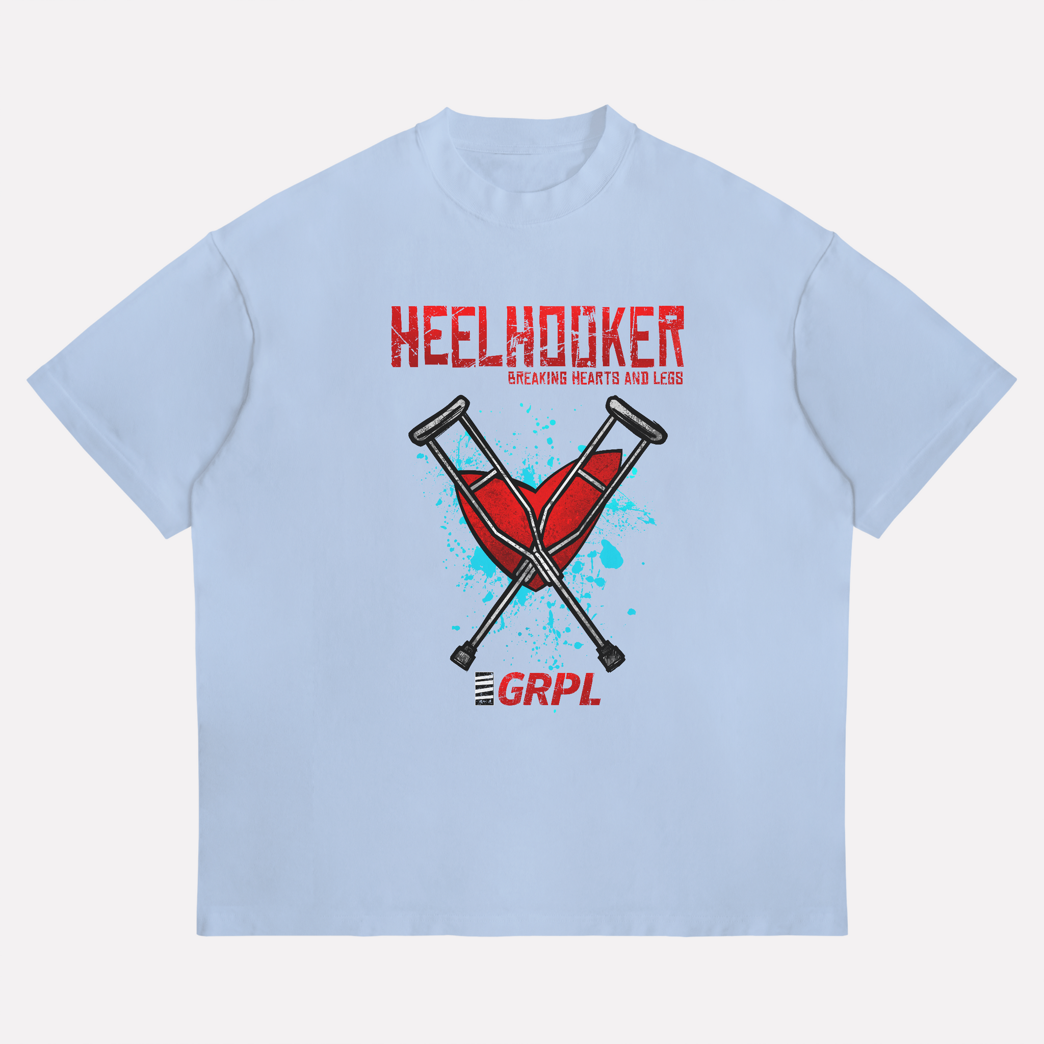 "Breaking Hearts"Oversized Shirt - GRPL-Brand