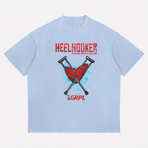 "Breaking Hearts"Oversized Shirt