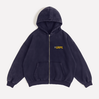 "Baby Bye Bye" Oversized Zipper Hoodie - GRPL-Brand