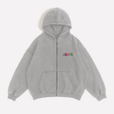 "Paint" Oversized Zipper Hoodie - GRPL-Brand