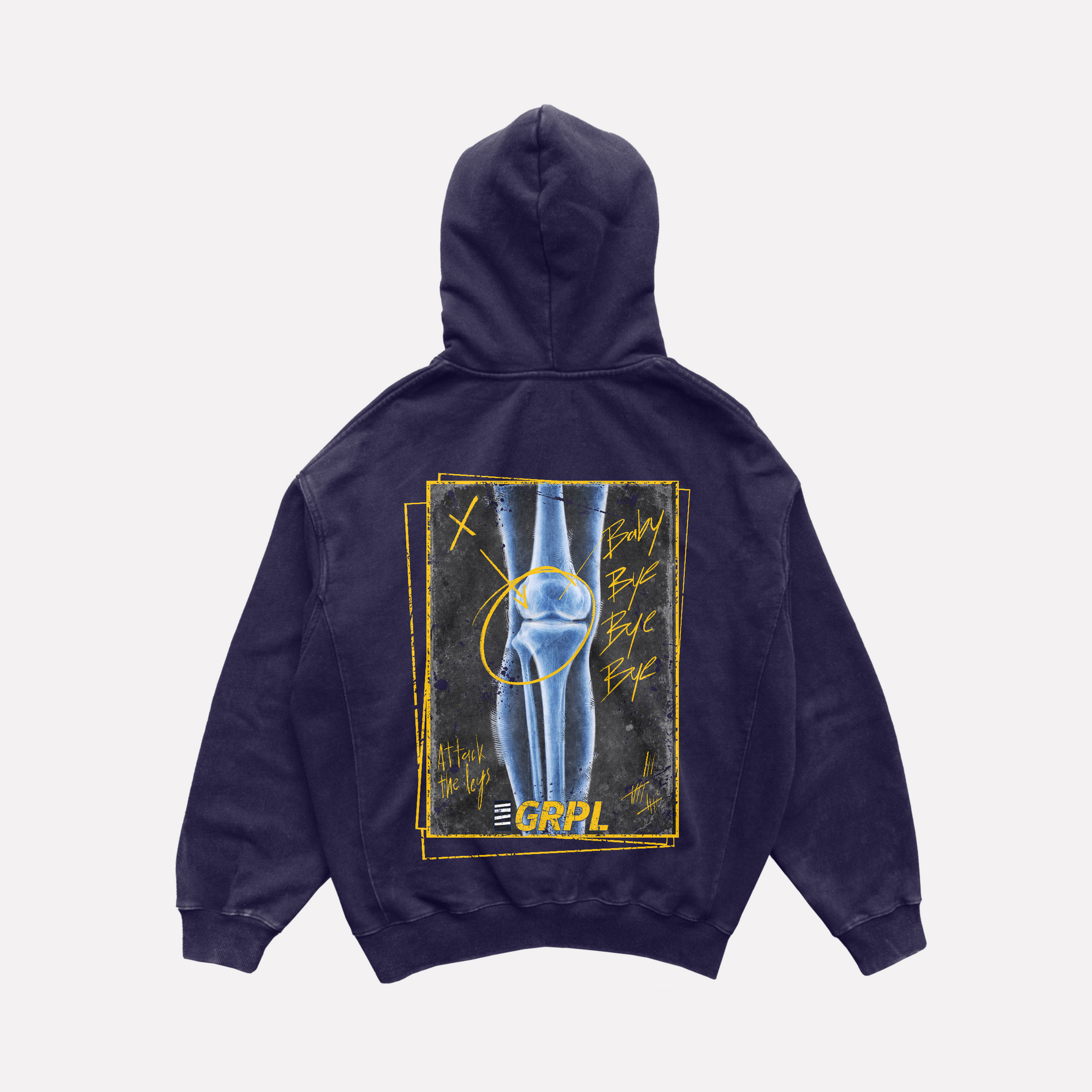"Baby Bye Bye" Oversized Zipper Hoodie - GRPL-Brand