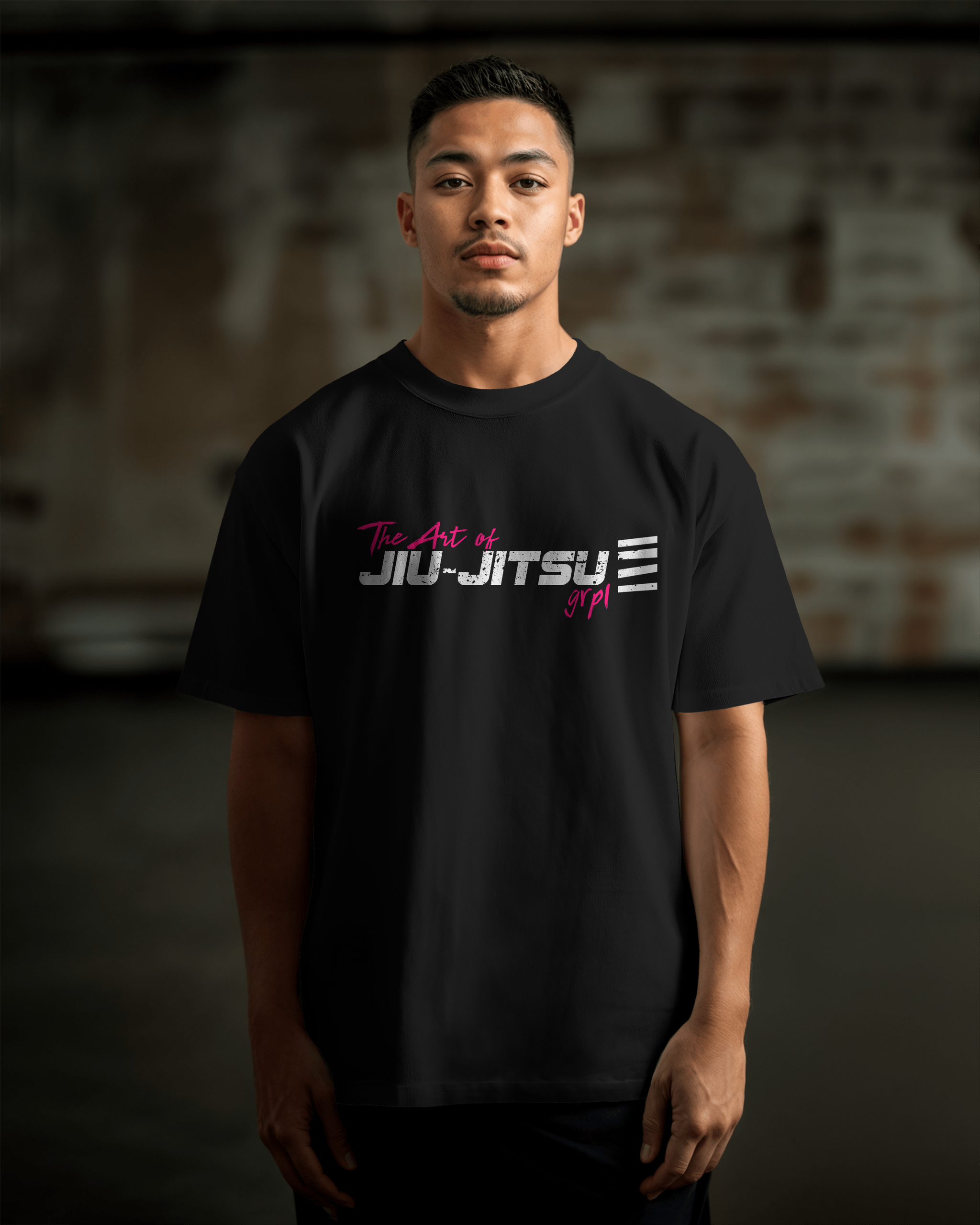 GRPL “The Art of Jiu-Jitsu” Oversized Shirt Pink - GRPL-Brand