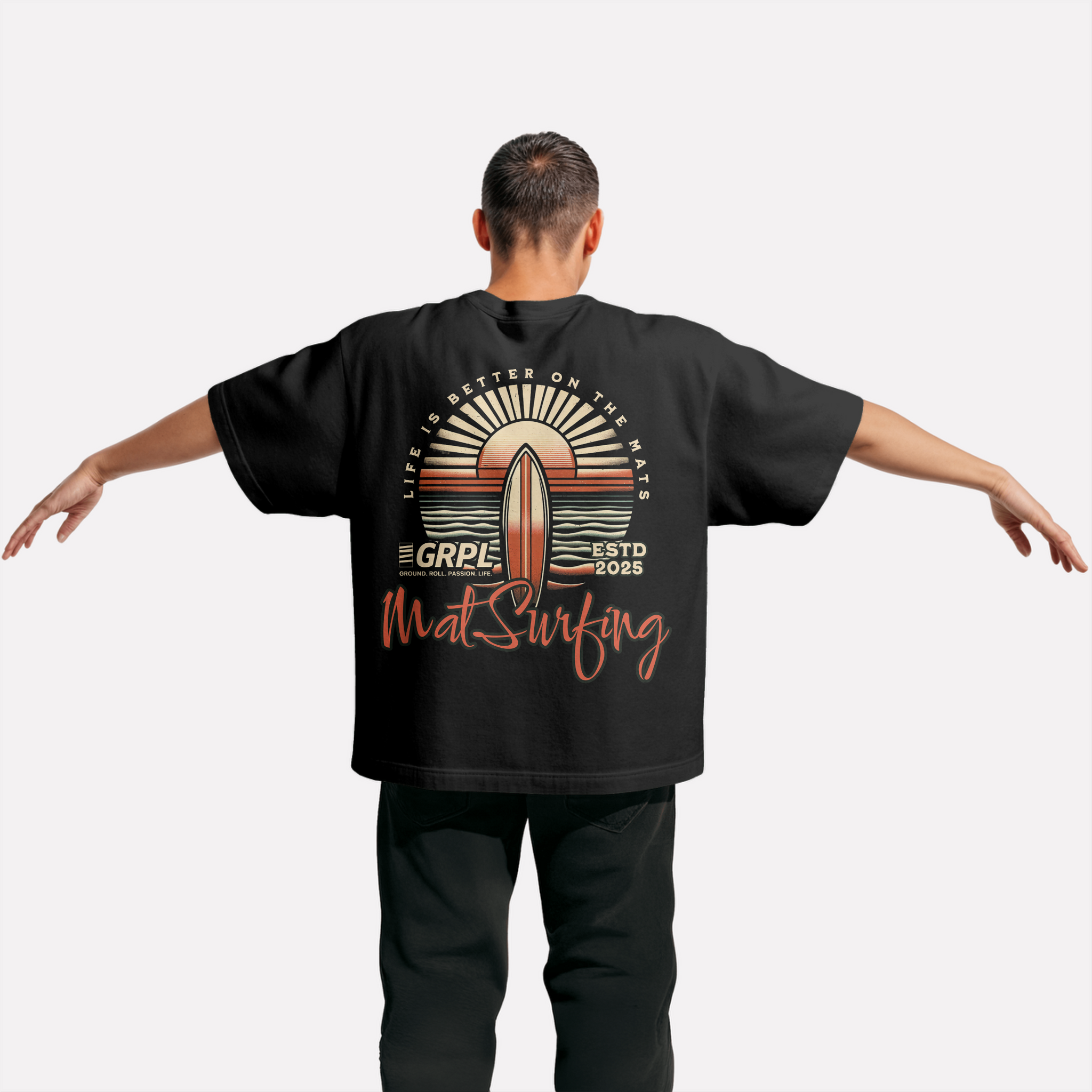 "Mat Surfing" Heavy Oversized Shirt - GRPL-Brand