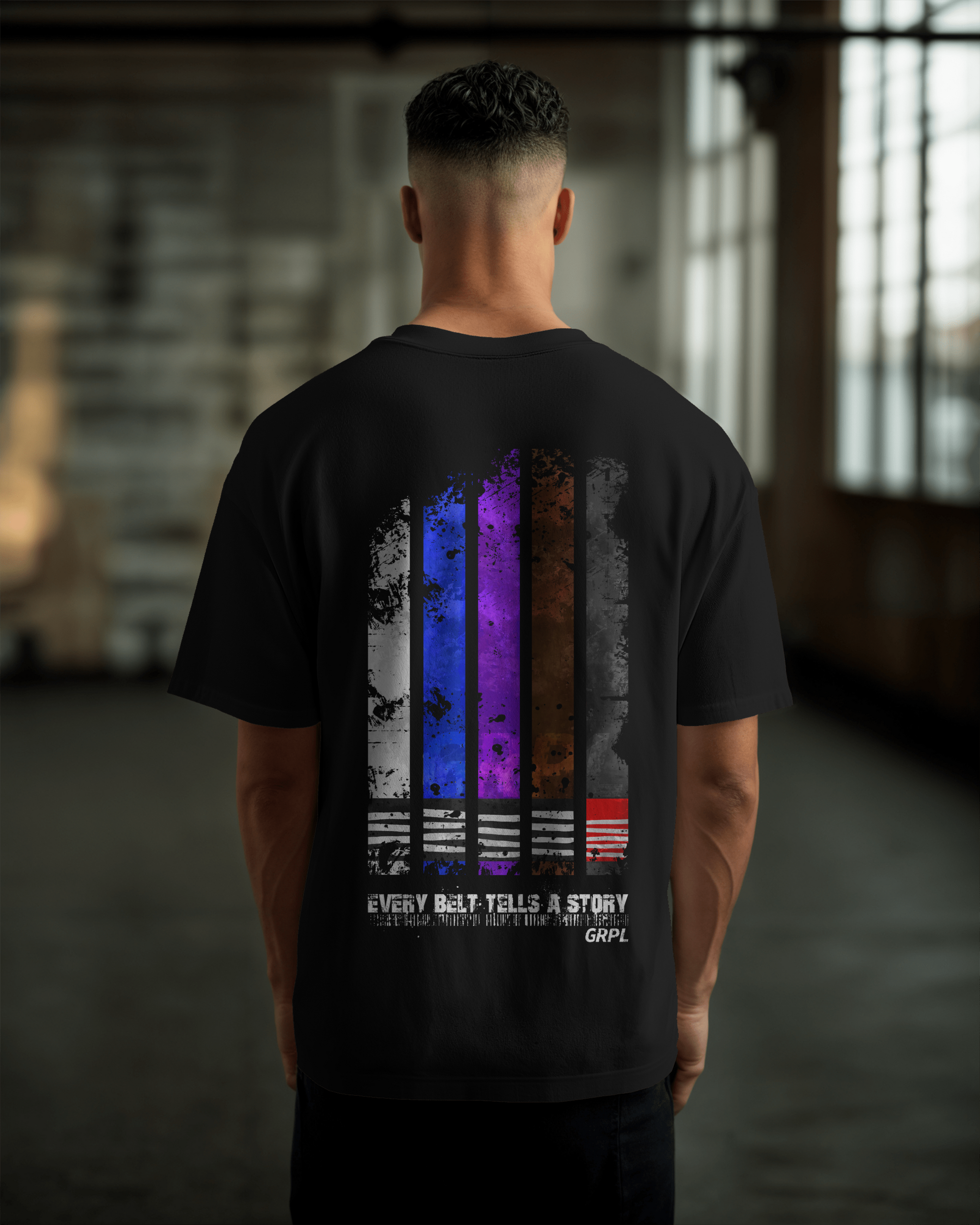 "Every Belt tells a Story" Heavy Oversized Shirt - GRPL-Brand