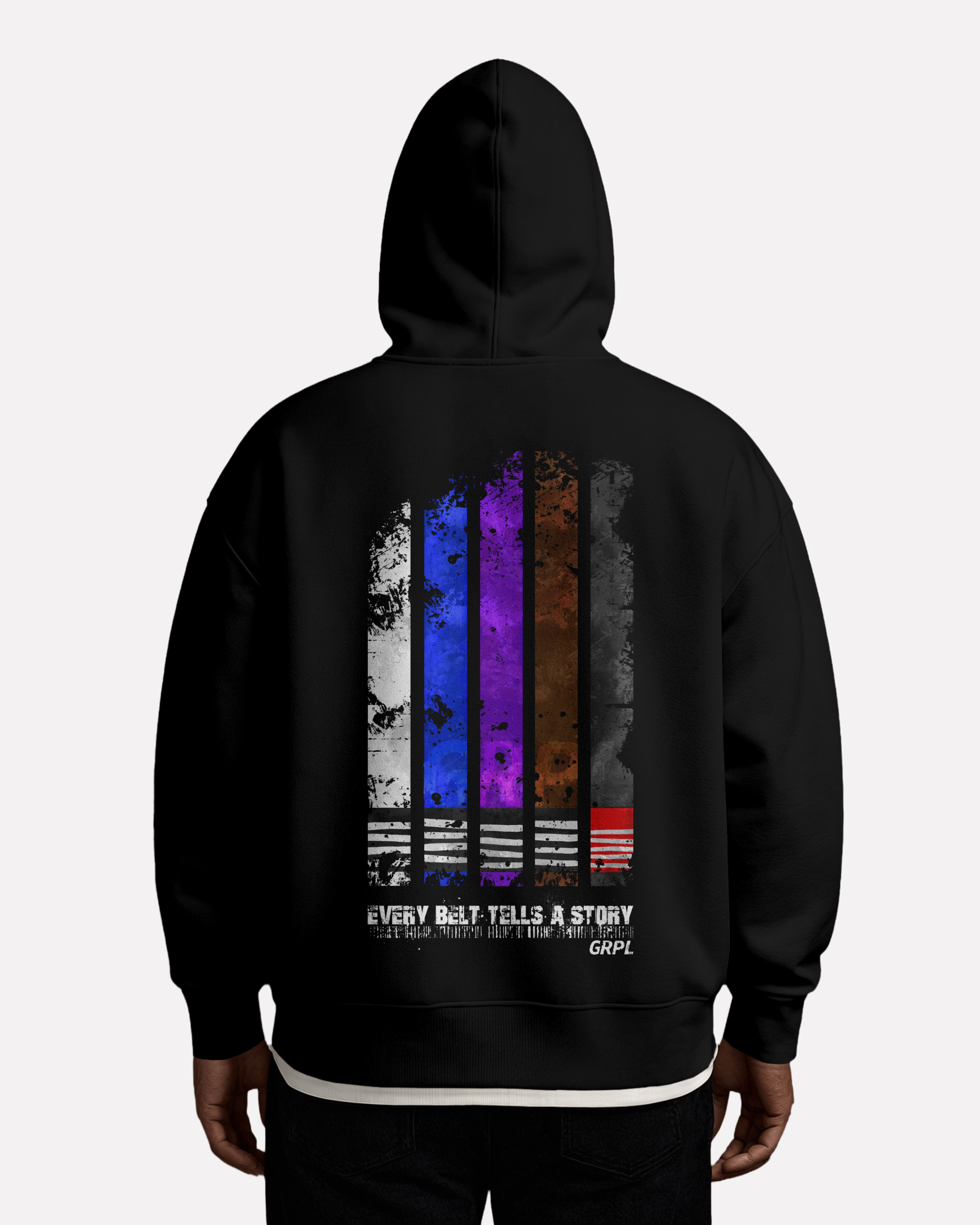 "Every Belt tells a Story" Heavy Oversized Hoodie