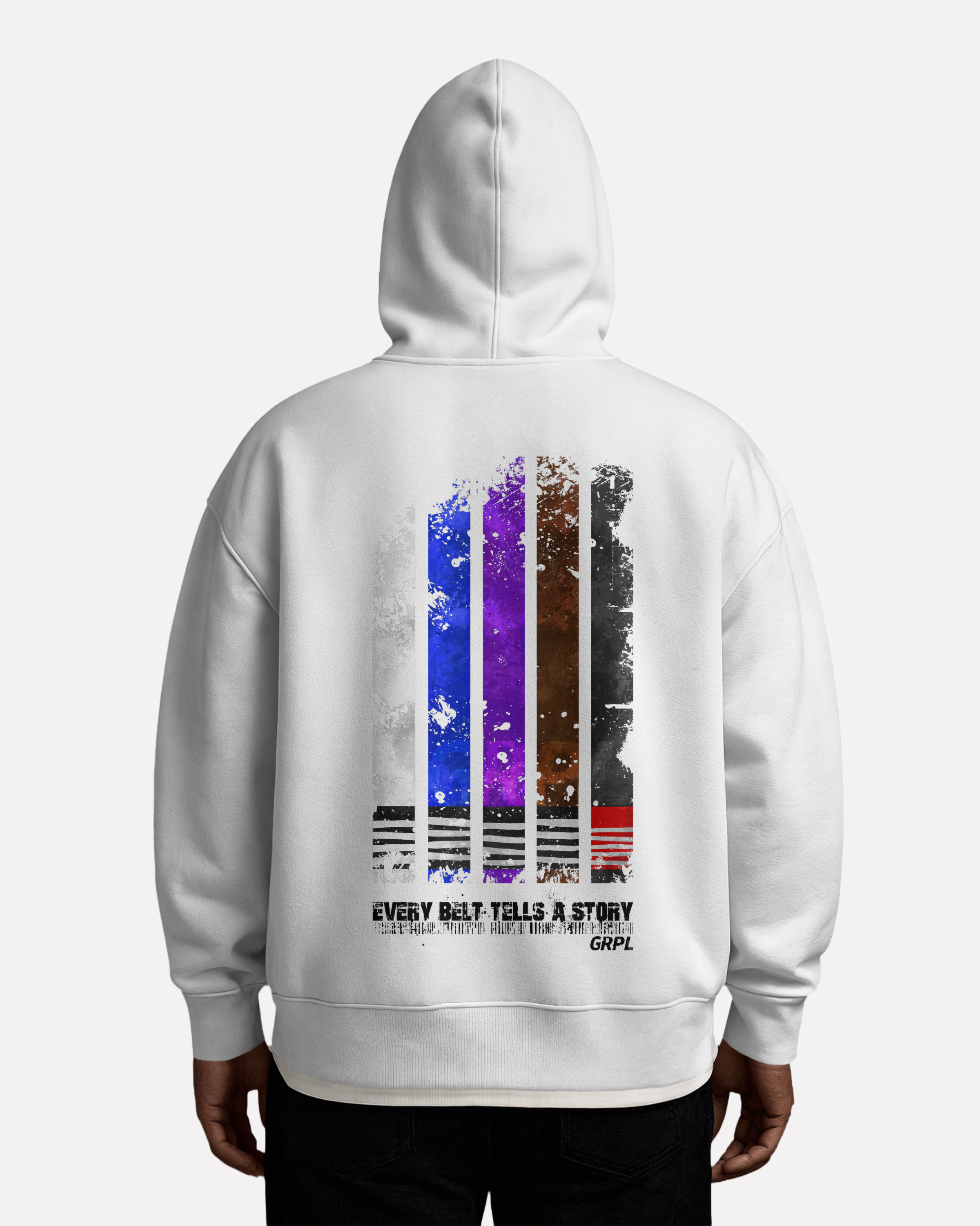"Every Belt tells a Story" Heavy Oversized Hoodie
