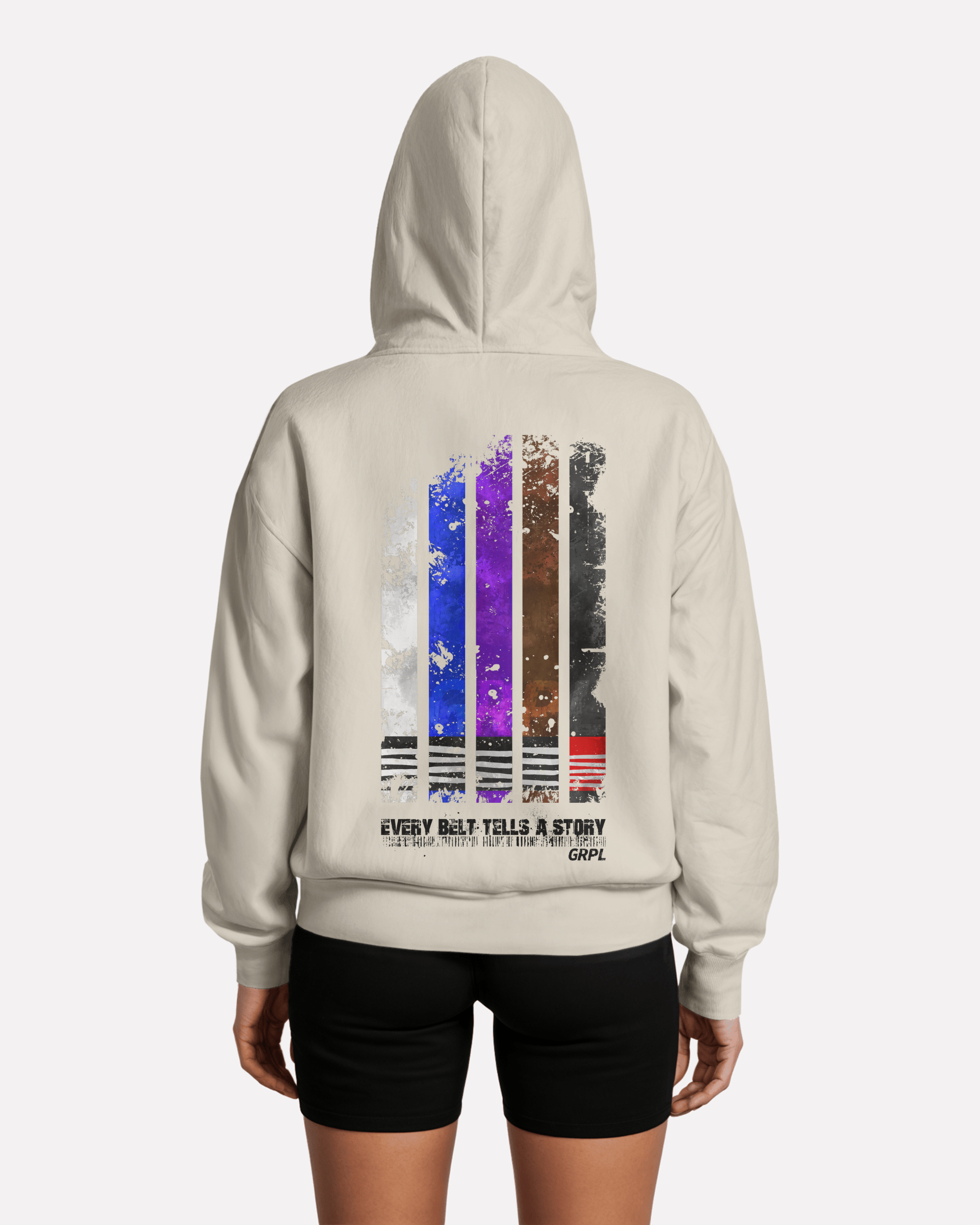 "Every Belt tells a Story" Heavy Oversized Hoodie
